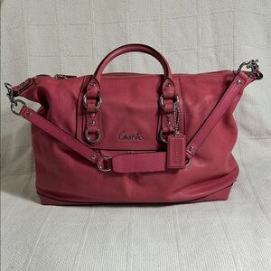 Coach F15477 Large Ashley Leather Satchel